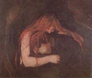 Edvard Munch Vampire oil painting